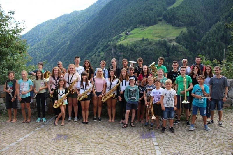 Klänge erschallen durch das Schnalstal – Viertes Sommercamp der Jugendkapelle Naturns/Schnals